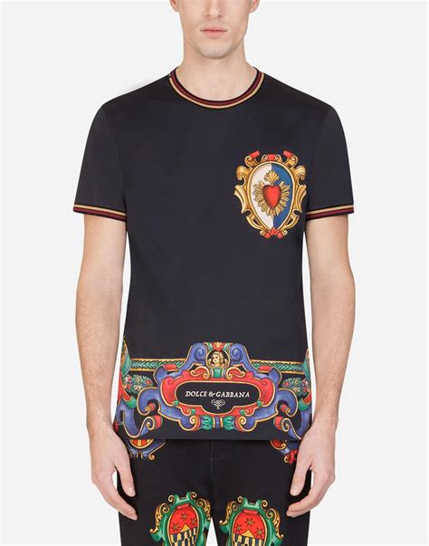 dolce gabbana t shirt mens 2018|polo dolce e gabbana uomo.